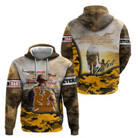 Veteran Dad Hoodie The Strength of a Soldier - The Heart of a Father