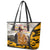 Veteran Dad Leather Tote Bag The Strength of a Soldier - The Heart of a Father