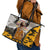 Veteran Dad Leather Tote Bag The Strength of a Soldier - The Heart of a Father