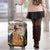 Veteran Dad Luggage Cover The Strength of a Soldier - The Heart of a Father