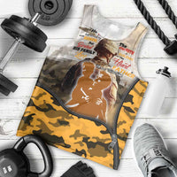 Veteran Dad Men Tank Top The Strength of a Soldier - The Heart of a Father