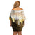 Veteran Dad Off Shoulder Short Dress The Strength of a Soldier - The Heart of a Father