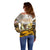 Veteran Dad Off Shoulder Sweater The Strength of a Soldier - The Heart of a Father