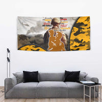 Veteran Dad Tapestry The Strength of a Soldier - The Heart of a Father