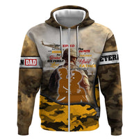 Veteran Dad Zip Hoodie The Strength of a Soldier - The Heart of a Father