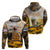 Veteran Dad Zip Hoodie The Strength of a Soldier - The Heart of a Father
