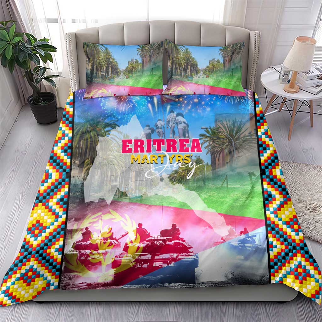 June 20 Eritrea's Martyrs Day Bedding Set Honoring the Brave Celebrating the Nation