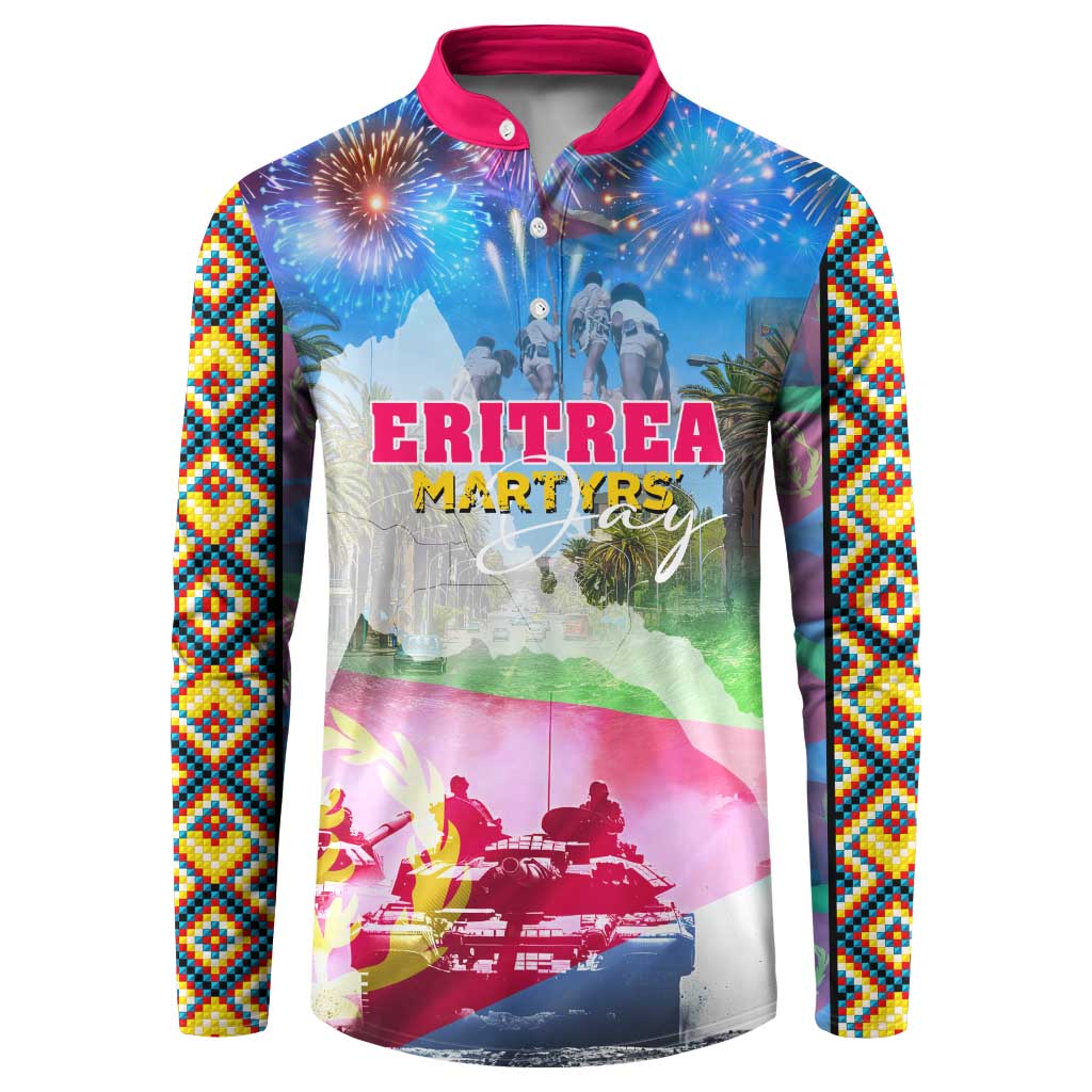 June 20 Eritrea's Martyrs Day Button Sweatshirt Honoring the Brave Celebrating the Nation
