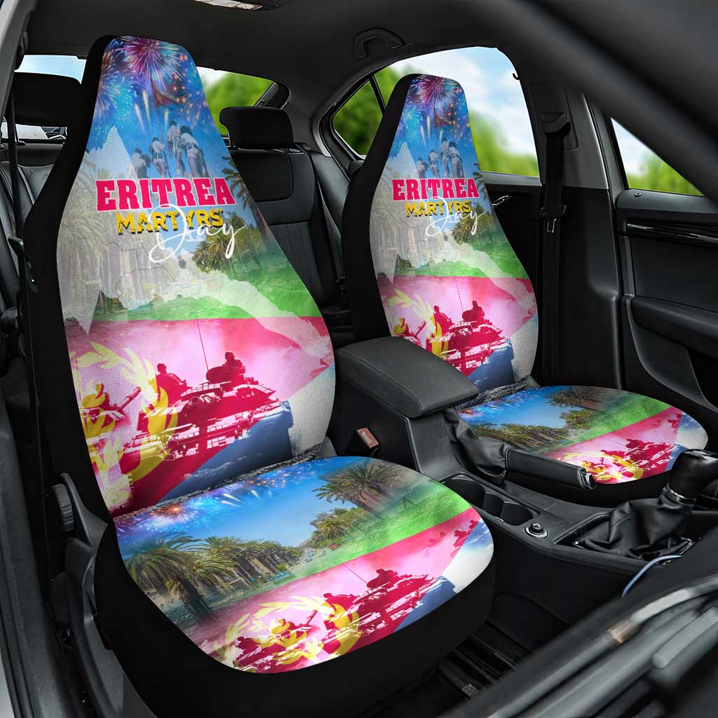 June 20 Eritrea's Martyrs Day Car Seat Cover Honoring the Brave Celebrating the Nation