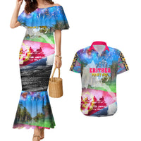 June 20 Eritrea's Martyrs Day Couples Matching Mermaid Dress and Hawaiian Shirt Honoring the Brave Celebrating the Nation