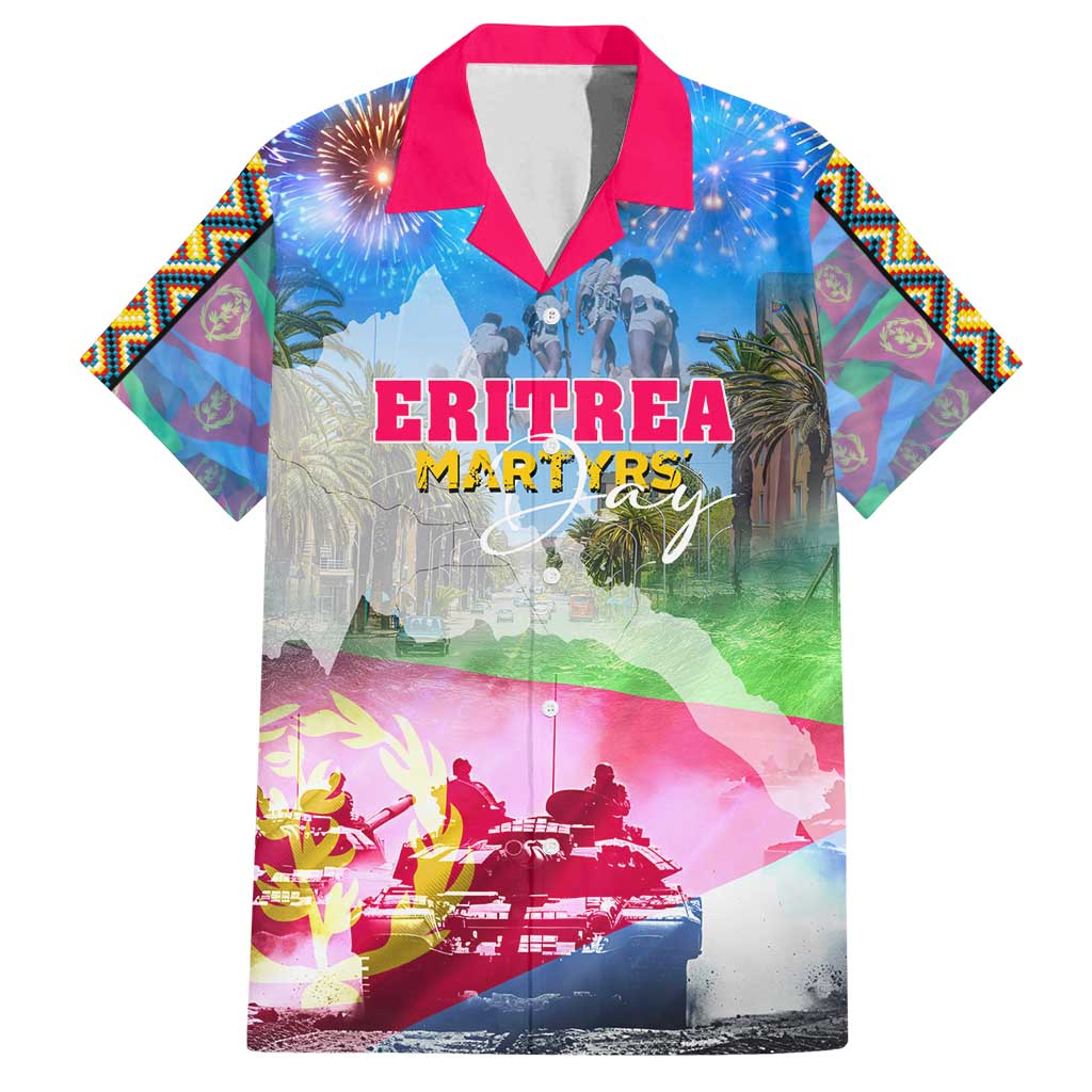 June 20 Eritrea's Martyrs Day Family Matching Long Sleeve Bodycon Dress and Hawaiian Shirt Honoring the Brave Celebrating the Nation