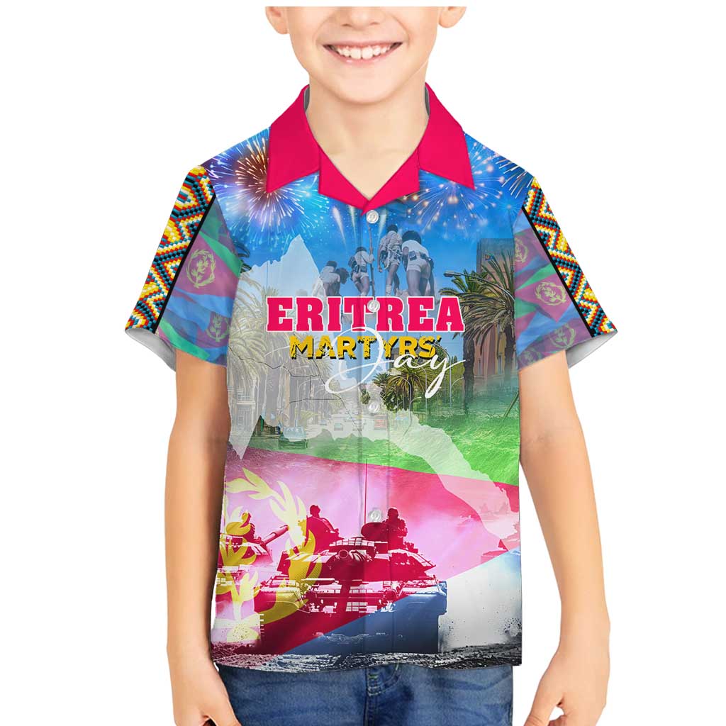 June 20 Eritrea's Martyrs Day Family Matching Mermaid Dress and Hawaiian Shirt Honoring the Brave Celebrating the Nation