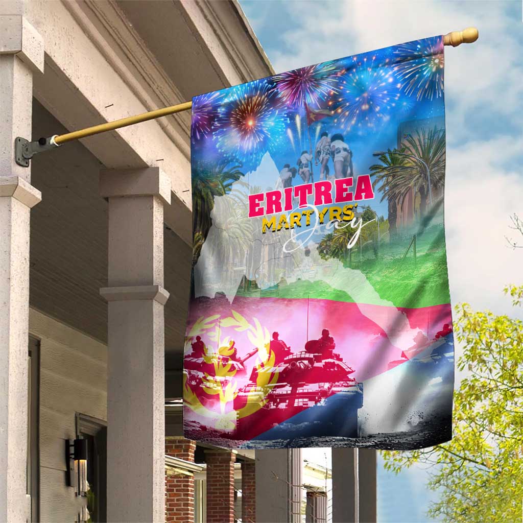 June 20 Eritrea's Martyrs Day Garden Flag Honoring the Brave Celebrating the Nation