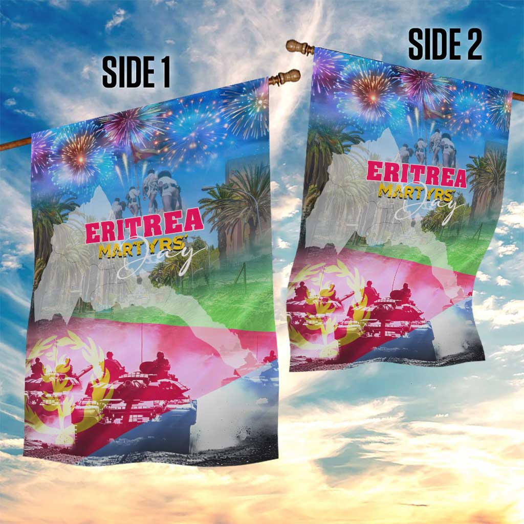 June 20 Eritrea's Martyrs Day Garden Flag Honoring the Brave Celebrating the Nation