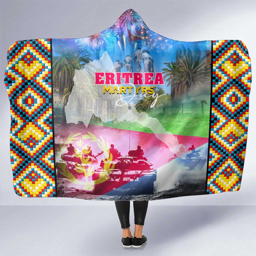 June 20 Eritrea's Martyrs Day Hooded Blanket Honoring the Brave Celebrating the Nation