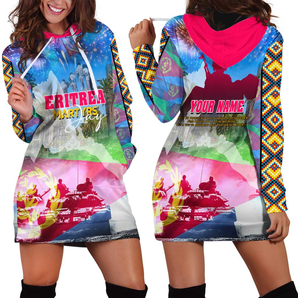 June 20 Eritrea's Martyrs Day Hoodie Dress Honoring the Brave Celebrating the Nation