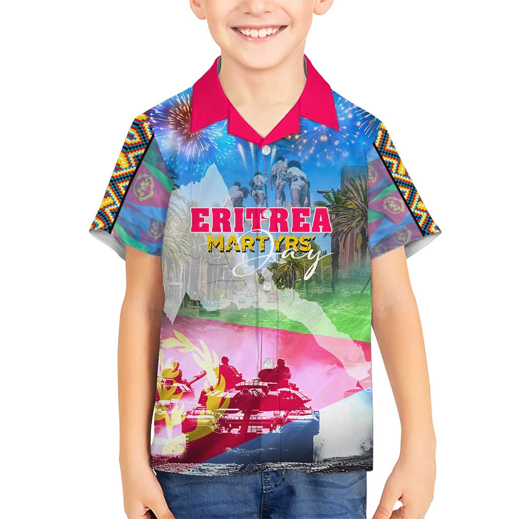 June 20 Eritrea's Martyrs Day Kid Hawaiian Shirt Honoring the Brave Celebrating the Nation