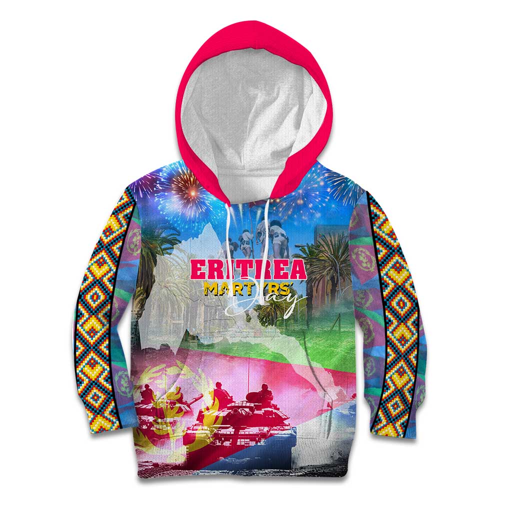 June 20 Eritrea's Martyrs Day Kid Hoodie Honoring the Brave Celebrating the Nation
