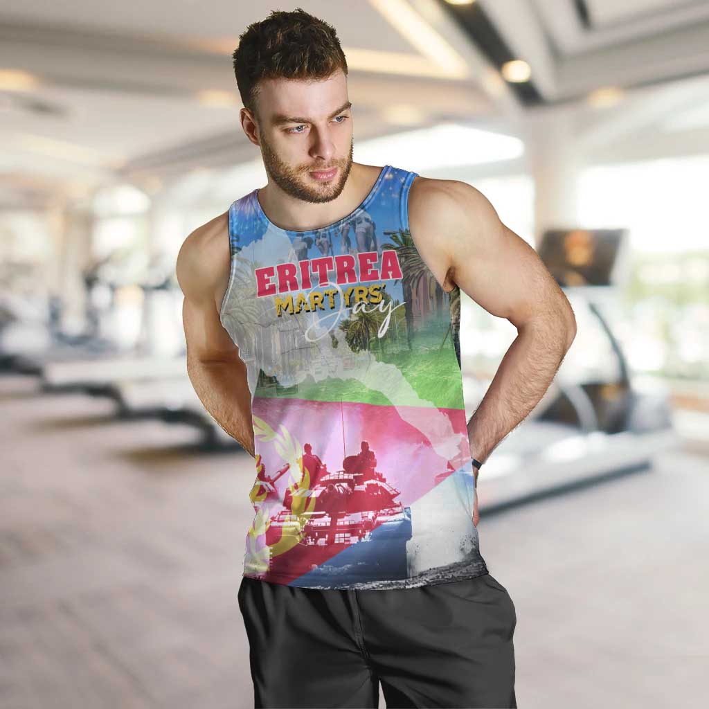 June 20 Eritrea's Martyrs Day Men Tank Top Honoring the Brave Celebrating the Nation