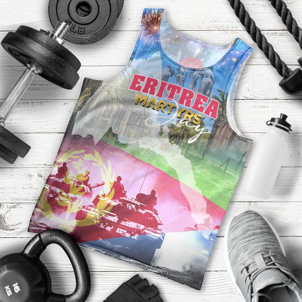 June 20 Eritrea's Martyrs Day Men Tank Top Honoring the Brave Celebrating the Nation