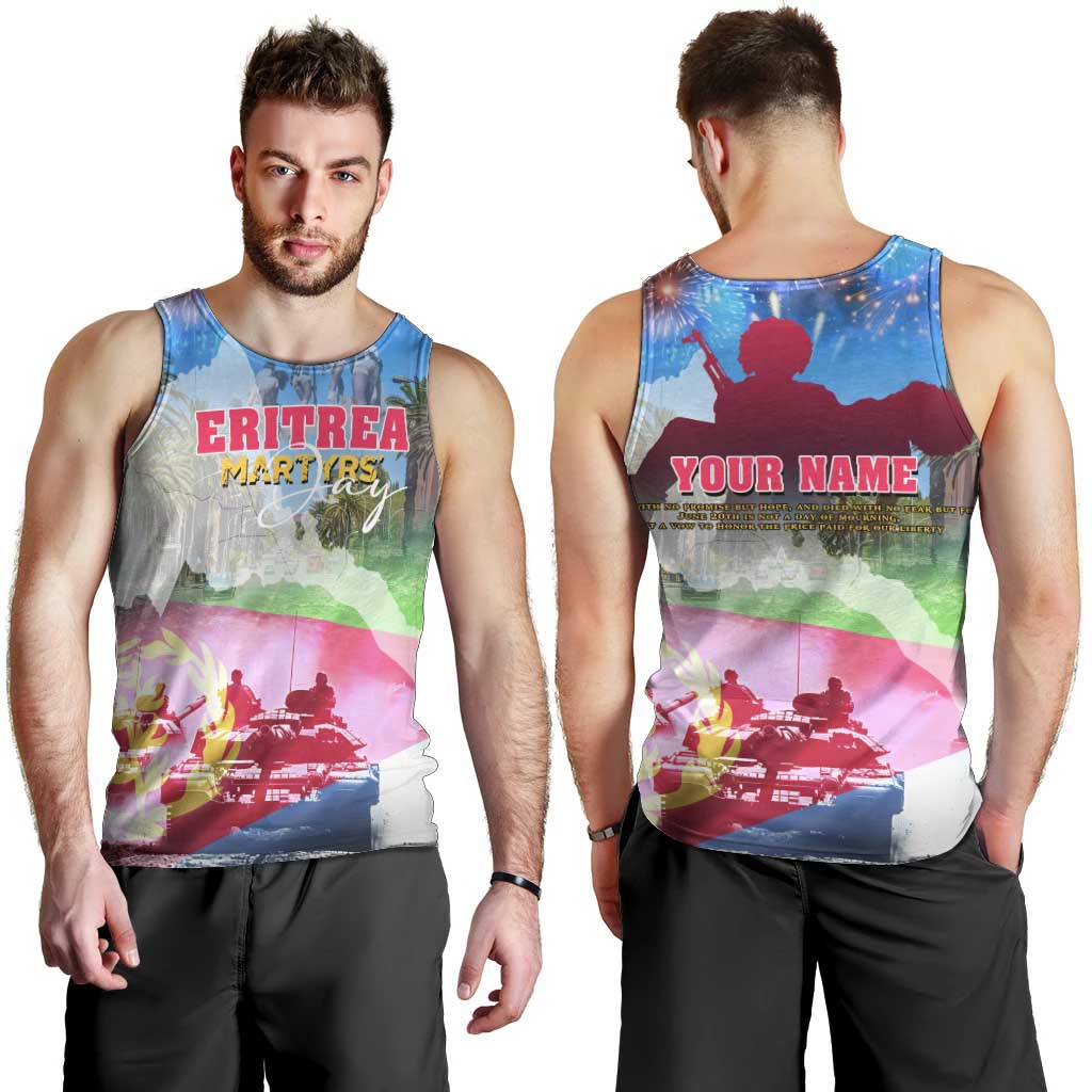 June 20 Eritrea's Martyrs Day Men Tank Top Honoring the Brave Celebrating the Nation