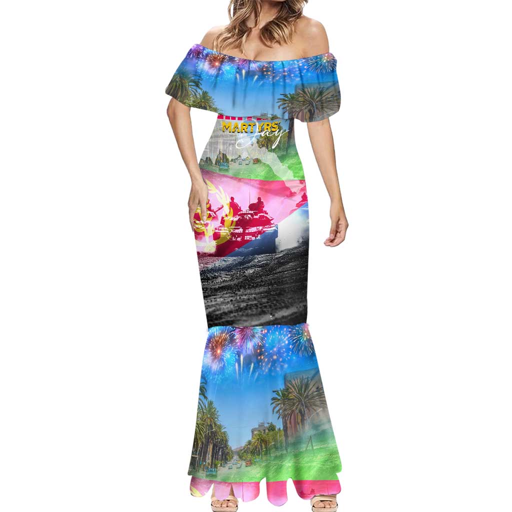 June 20 Eritrea's Martyrs Day Mermaid Dress Honoring the Brave Celebrating the Nation