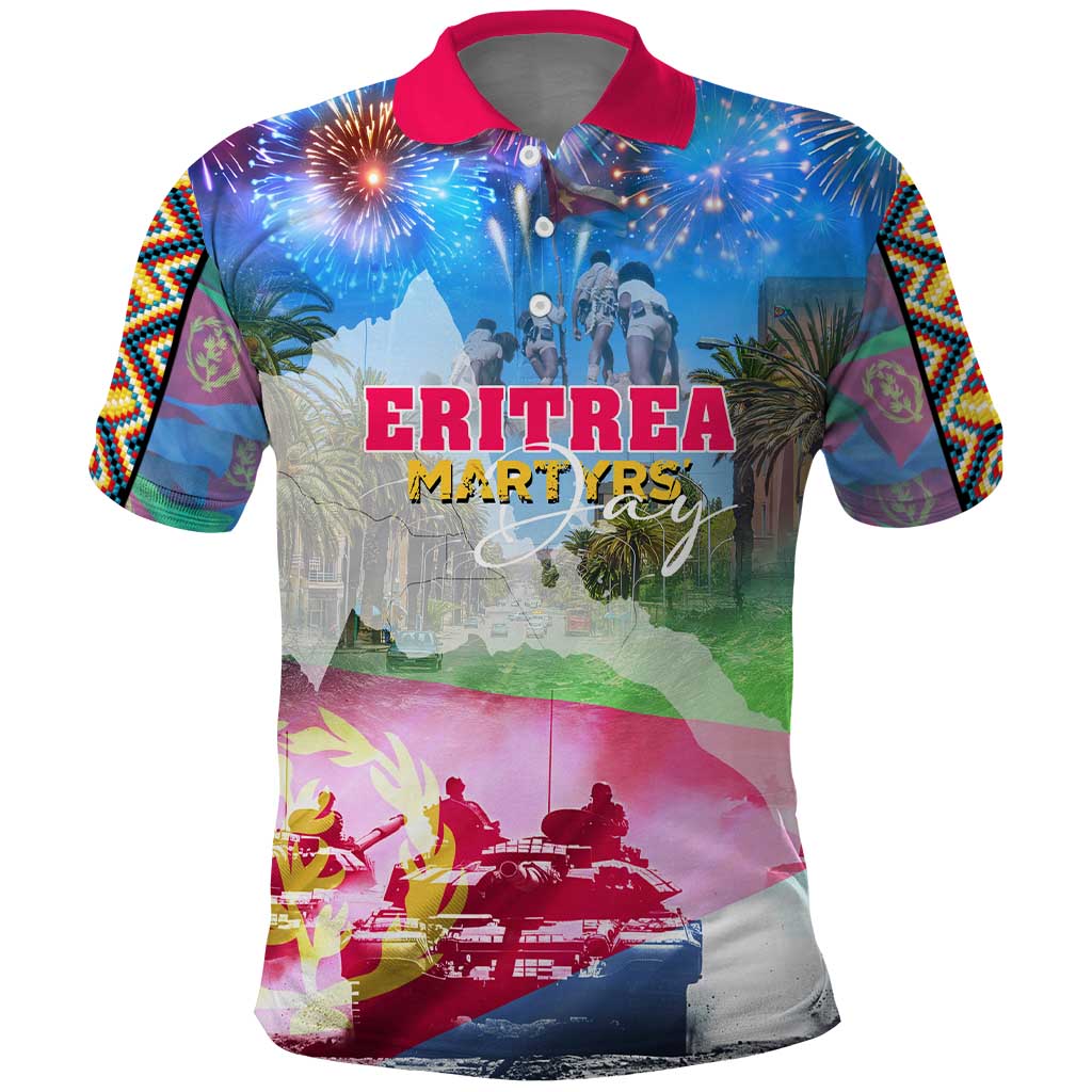 June 20 Eritrea's Martyrs Day Polo Shirt Honoring the Brave Celebrating the Nation
