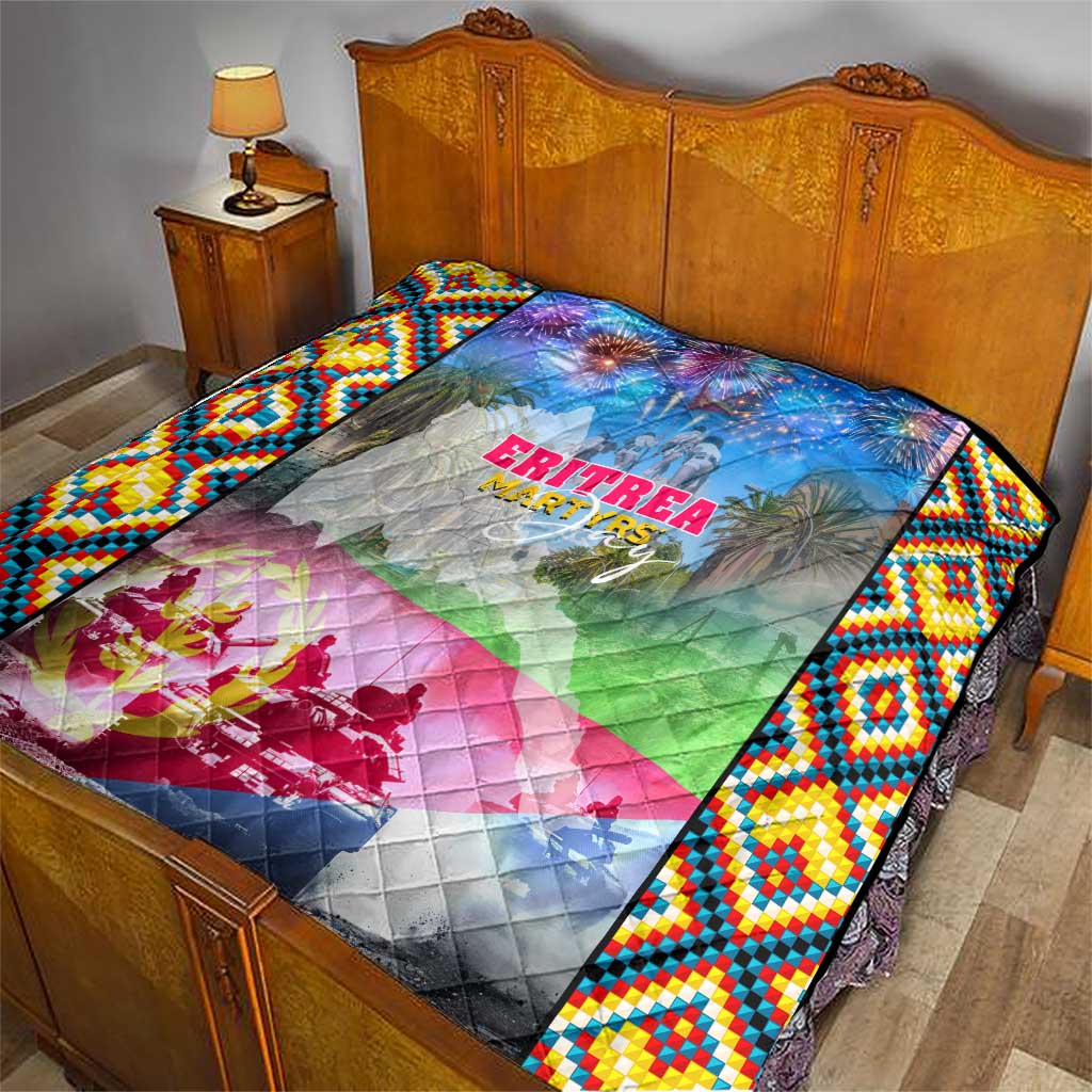 June 20 Eritrea's Martyrs Day Quilt Honoring the Brave Celebrating the Nation