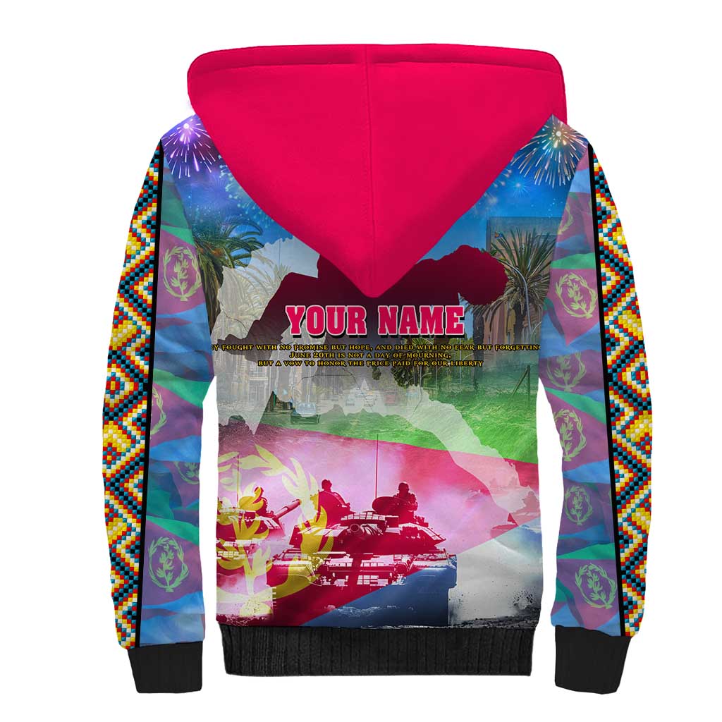 June 20 Eritrea's Martyrs Day Sherpa Hoodie Honoring the Brave Celebrating the Nation