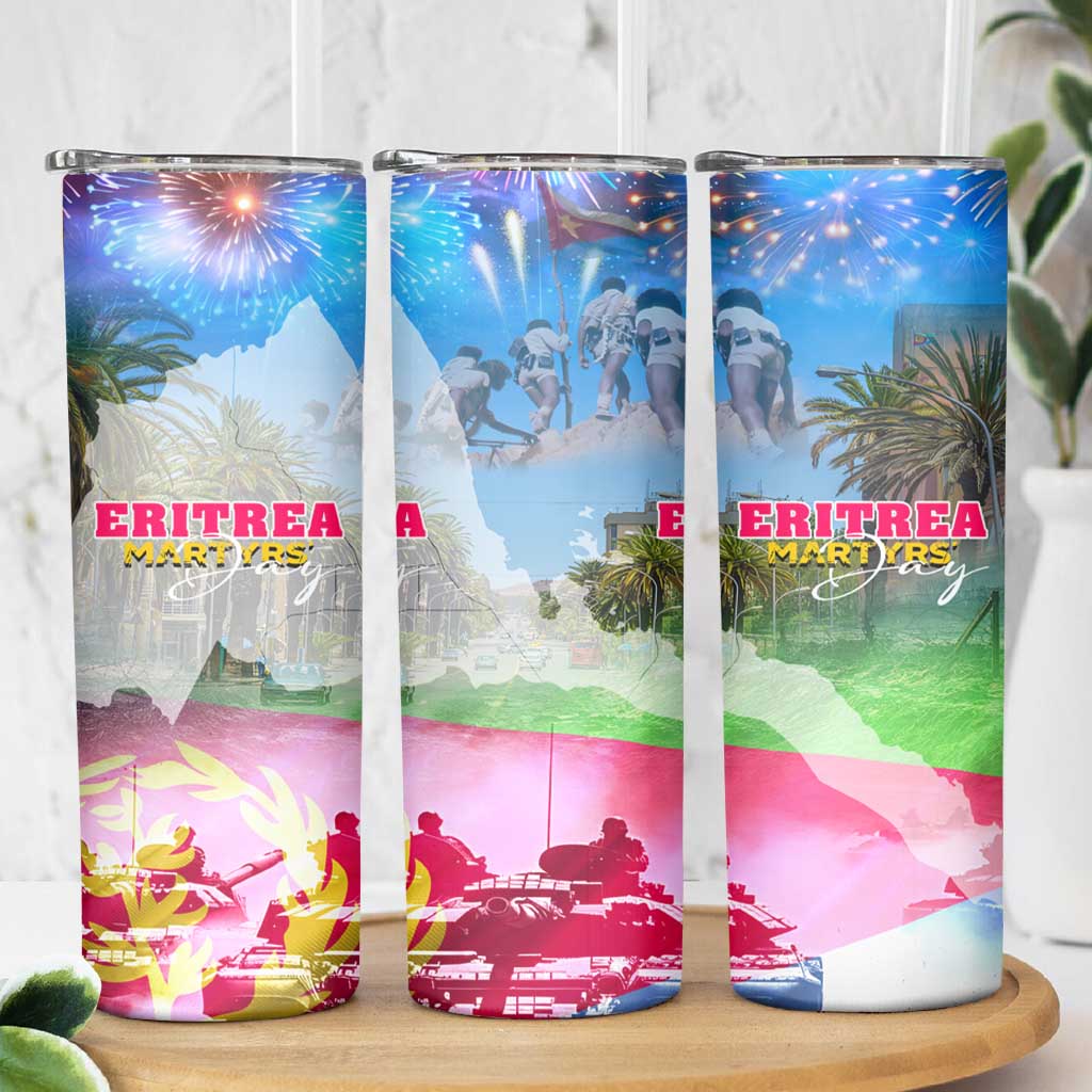 June 20 Eritrea's Martyrs Day Skinny Tumbler Honoring the Brave Celebrating the Nation