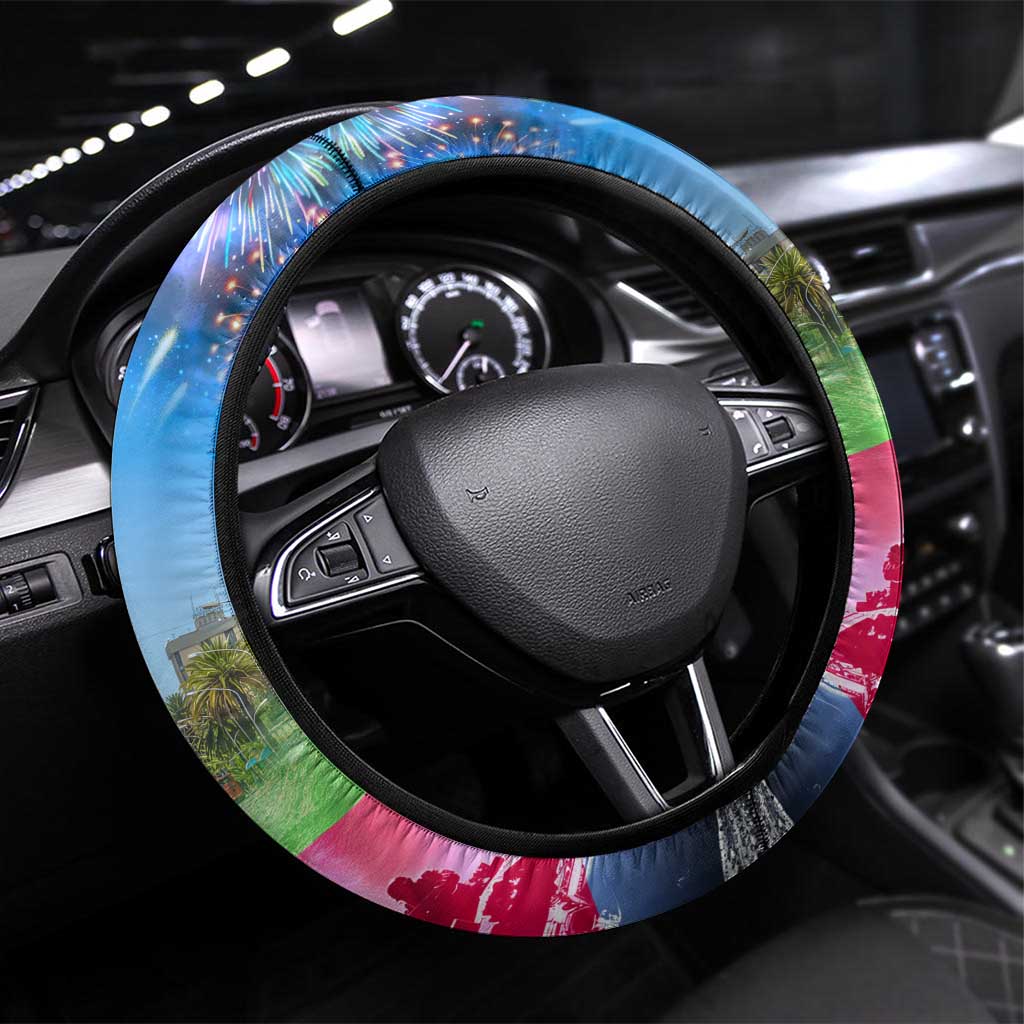 June 20 Eritrea's Martyrs Day Steering Wheel Cover Honoring the Brave Celebrating the Nation