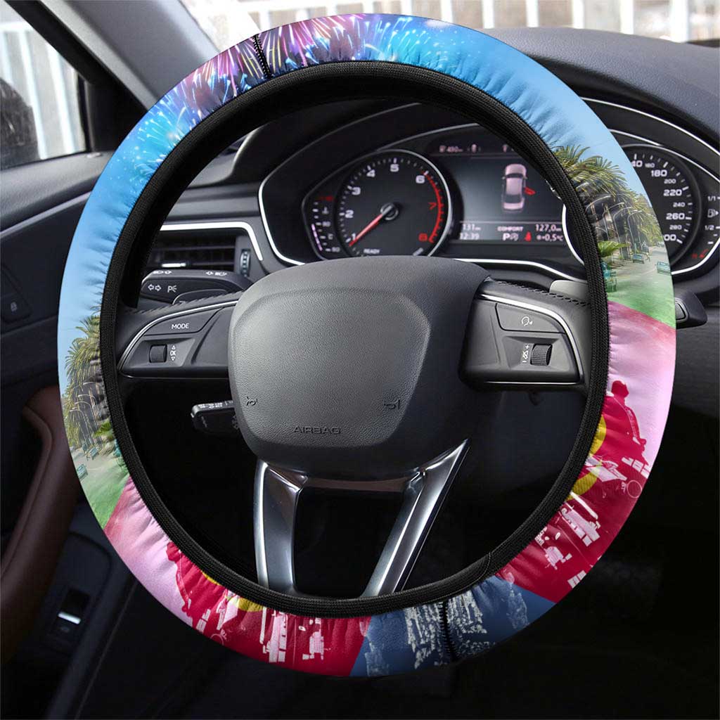 June 20 Eritrea's Martyrs Day Steering Wheel Cover Honoring the Brave Celebrating the Nation