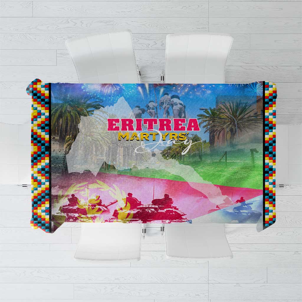 June 20 Eritrea's Martyrs Day Tablecloth Honoring the Brave Celebrating the Nation
