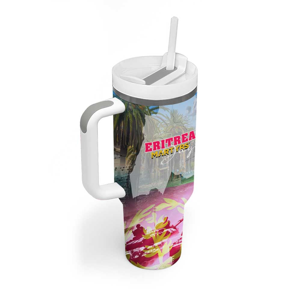June 20 Eritrea's Martyrs Day Tumbler With Handle Honoring the Brave Celebrating the Nation