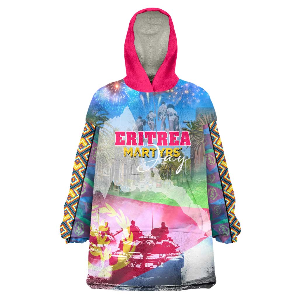 June 20 Eritrea's Martyrs Day Wearable Blanket Hoodie Honoring the Brave Celebrating the Nation