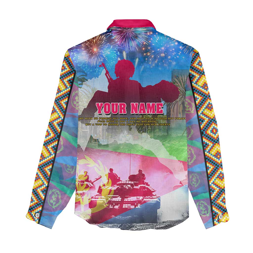 June 20 Eritrea's Martyrs Day Women Casual Shirt Honoring the Brave Celebrating the Nation