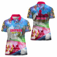 June 20 Eritrea's Martyrs Day Women Polo Shirt Honoring the Brave Celebrating the Nation