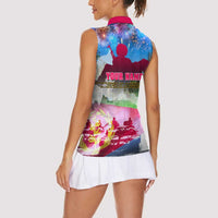 June 20 Eritrea's Martyrs Day Women Sleeveless Polo Shirt Honoring the Brave Celebrating the Nation