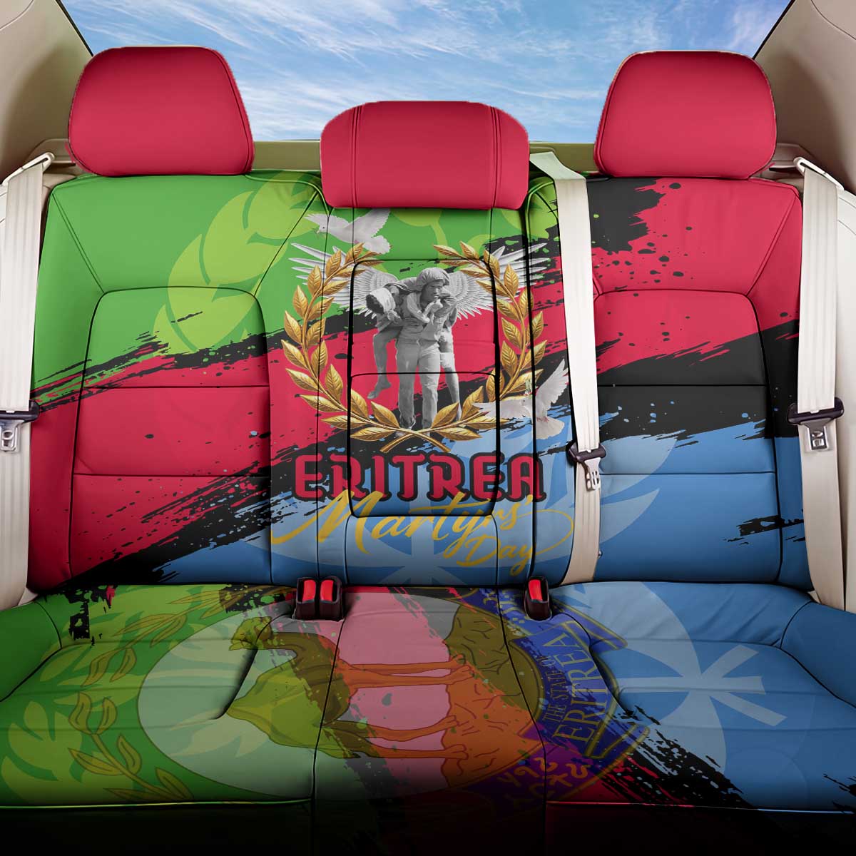 Eritrea Martyrs Live In Our Hearts Back Car Seat Cover