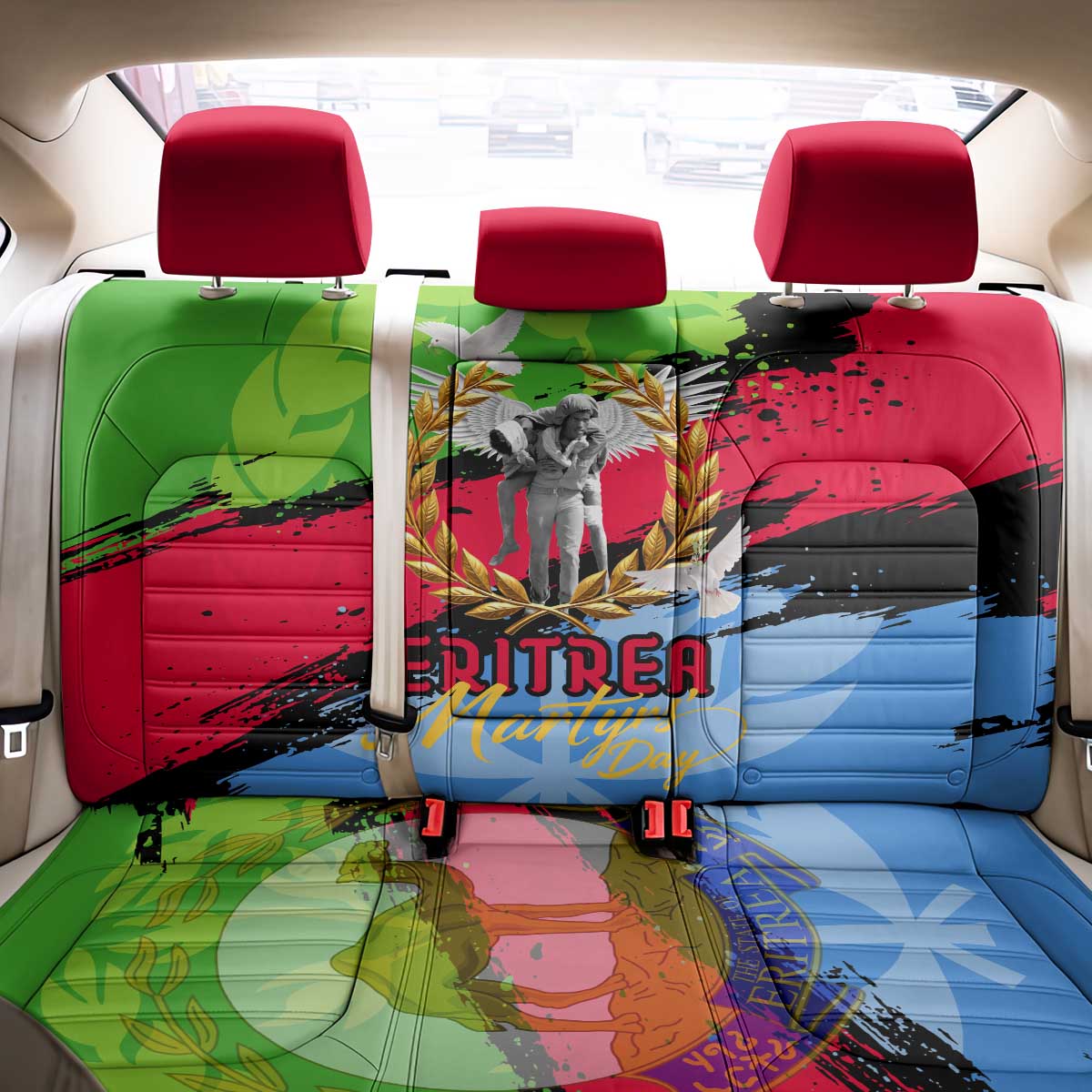 Eritrea Martyrs Live In Our Hearts Back Car Seat Cover