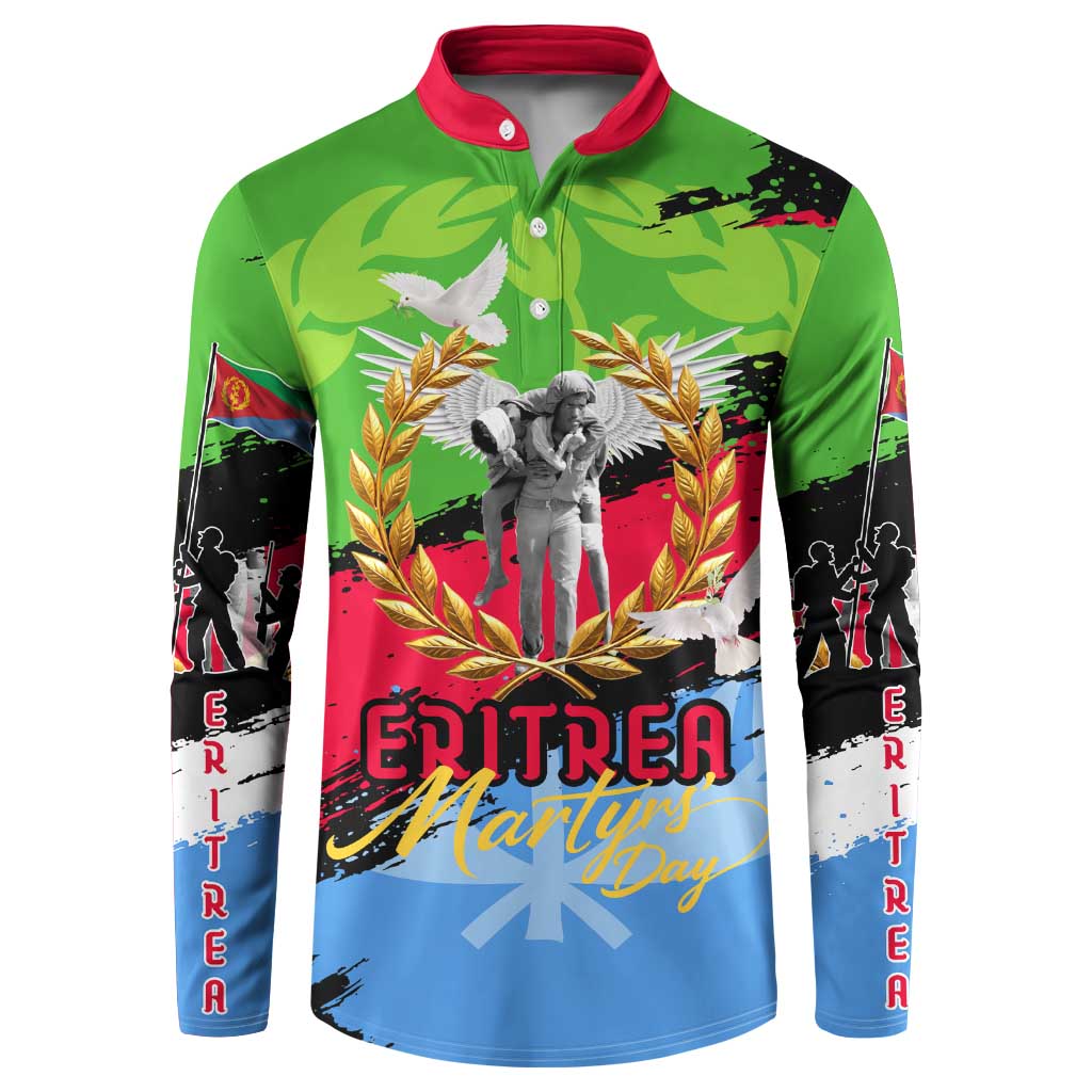 Eritrea Martyrs Live In Our Hearts Button Sweatshirt