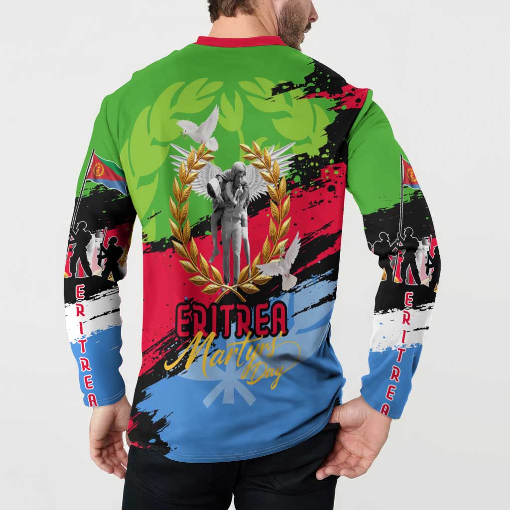 Eritrea Martyrs Live In Our Hearts Button Sweatshirt