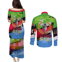 Eritrea Martyrs Live In Our Hearts Couples Matching Puletasi and Long Sleeve Button Shirt