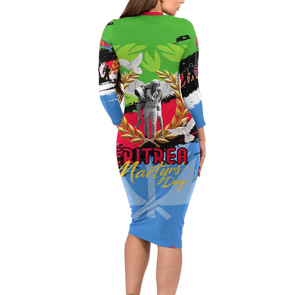 Eritrea Martyrs Live In Our Hearts Family Matching Long Sleeve Bodycon Dress and Hawaiian Shirt