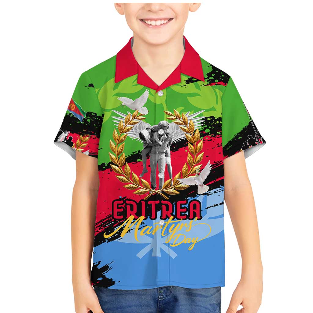 Eritrea Martyrs Live In Our Hearts Family Matching Mermaid Dress and Hawaiian Shirt