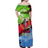 Eritrea Martyrs Live In Our Hearts Family Matching Off Shoulder Maxi Dress and Hawaiian Shirt