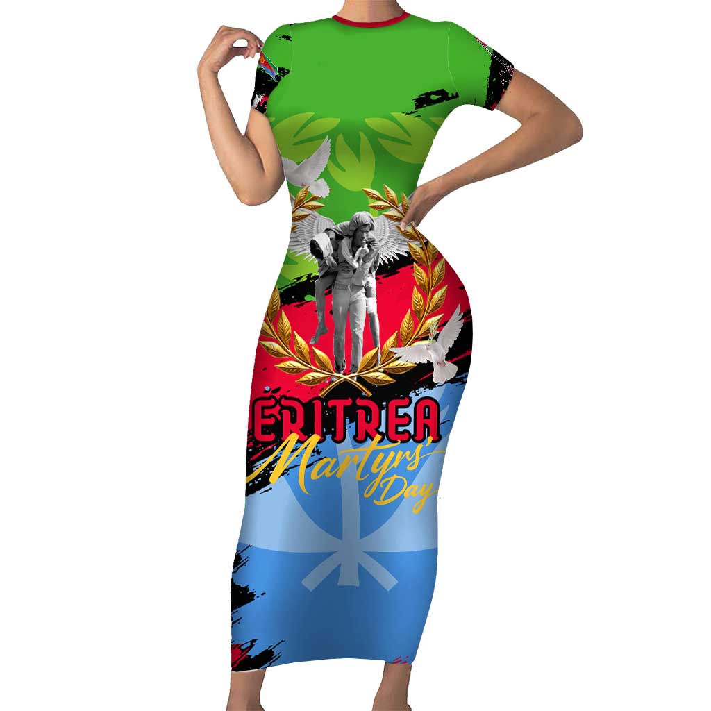 Eritrea Martyrs Live In Our Hearts Family Matching Short Sleeve Bodycon Dress and Hawaiian Shirt