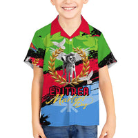 Eritrea Martyrs Live In Our Hearts Family Matching Short Sleeve Bodycon Dress and Hawaiian Shirt