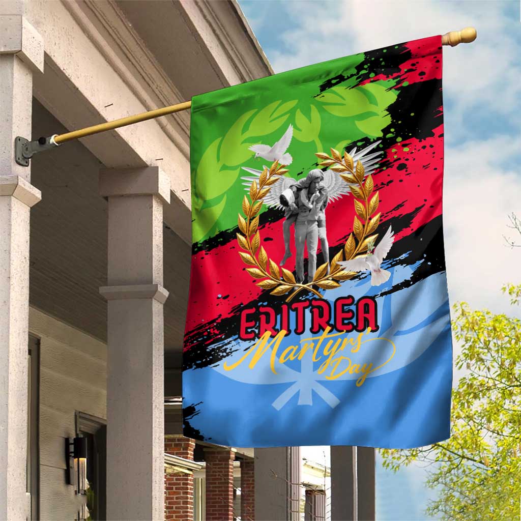 Eritrea Martyrs Live In Our Hearts Garden Flag
