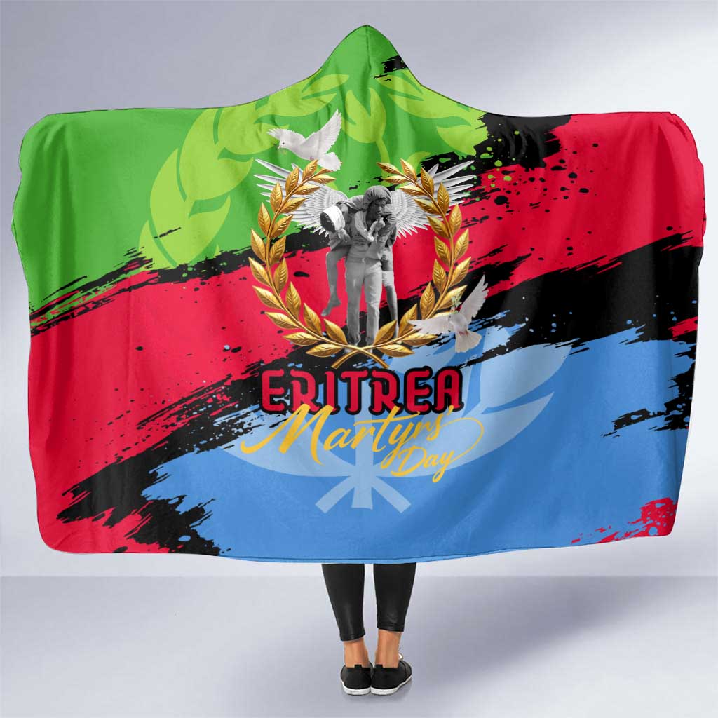 Eritrea Martyrs Live In Our Hearts Hooded Blanket